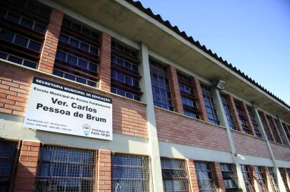  PORTO ALEGRE, RS, BRASIL, 29/08/2018 - Escola Municipal Vereador Carlos Pessoa de Brum que está sem 18 professores, muitos deles desde o começo do ano.(FOTOGRAFO: RONALDO BERNARDI / AGENCIA RBS)