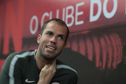  PORTO ALEGRE, RS, BRASIL, 31/08/2018 - Entrevista do goleiro Marcelo Lomba. (FOTOGRAFO: FERNANDO GOMES / AGENCIA RBS)