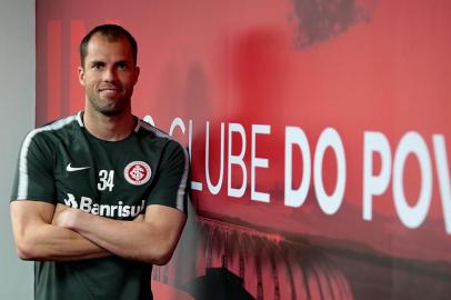  PORTO ALEGRE, RS, BRASIL, 31/08/2018 - Entrevista do goleiro Marcelo Lomba. (FOTOGRAFO: FERNANDO GOMES / AGENCIA RBS)