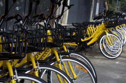 Novas formas de mobilidade urbana: bicicleta da Yellow.