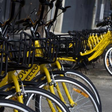 Novas formas de mobilidade urbana: bicicleta da Yellow.