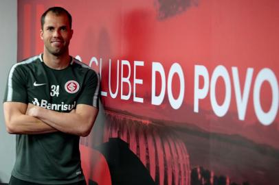  PORTO ALEGRE, RS, BRASIL, 31/08/2018 - Entrevista do goleiro Marcelo Lomba. (FOTOGRAFO: FERNANDO GOMES / AGENCIA RBS)