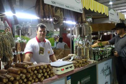  Douglas Dalla Vecchia, 32 anos, da Agroindústria Dalla Vecchia, de Aratiba, no norte do Estado, na Expointer.