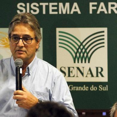 Gedeão Pereira na coletiva da Farsul