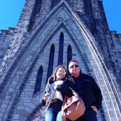 A Catedral de Pedra, é uma grande atração turística da serra gaúcha. Seu estilo característico é gótico inglês.Gilberto Giuliani De Jaguari, em agosto de 2018