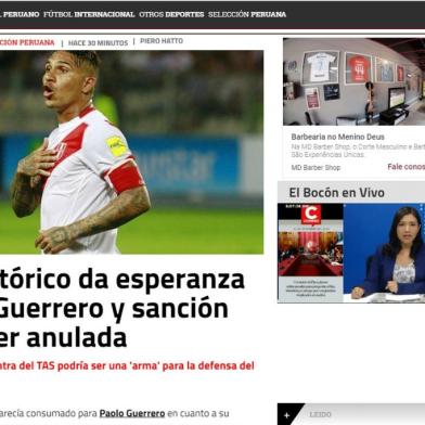 jornal do peru el bocon sobre paolo guerrero