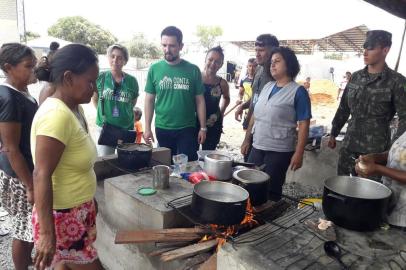  Prefeito de Esteio, Leonardo Pascoal, e secretária municipal de Cidadania, Trabalho e Empreendedorismo, Tatiana Tanara, visitam abrigos em Boa Vista, Roraima, de onde venezuelanos sairão para vir ao Rio Grande do Sul.