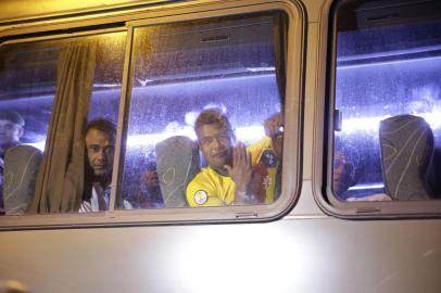  PORTO ALEGRE, RS, BRASIL, 05-09-2018. Desembarque de 125 imigrantes venezuelanos que chegam ao RS em avião da FAB no aeroporto Salgado Filho. (ANSELMO CUNHA/ESPECIAL)