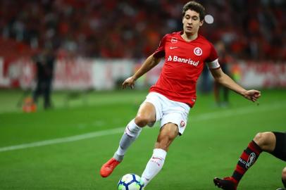  PORTO ALEGRE, RS, BRASIL, 05-09-2018. Inter enfrenta o Flamengo no Beira-Rio pelo Campeonato Brasileiro. (CARLOS MACEDO/AGÊNCIA RBS)