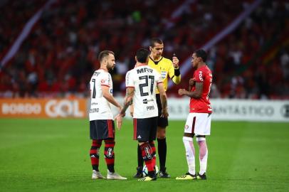  PORTO ALEGRE, RS, BRASIL, 05-09-2018. Inter enfrenta o Flamengo no Beira-Rio pelo Campeonato Brasileiro. (CARLOS MACEDO/AGÊNCIA RBS)