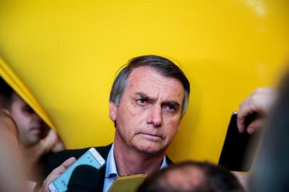  PORTO ALEGRE, RS, BRASIL, 30/08/2018  : Jair Bolsonaro -  Candidato do PSL participa de encontro com mulheres na Casa do Gaúcho, último compromisso de sua agenda no RS (Omar Freitas/Agência RBS)Indexador: Felipe Nogs