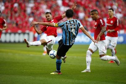  PORTO ALEGRE, RS, BRASIL, 09-09-2018 - GreNal de número 417 válido pelo campeonato brasileiro série A no Beira-Rio (FÉLIX ZUCCO/AGÊNCIA RBS)