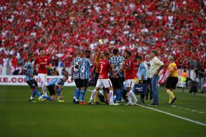  PORTO ALEGRE, RS, BRASIL, 09-09-2018 - GreNal de número 417 válido pelo campeonato brasileiro série A (FÉLIX ZUCCO/AGÊNCIA RBS)