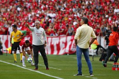 PORTO ALEGRE, RS, BRASIL, 09-09-2018 - GreNal de número 417 válido pelo campeonato brasileiro série A no Beira-Rio (FÉLIX ZUCCO/AGÊNCIA RBS)