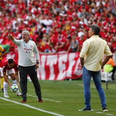 PORTO ALEGRE, RS, BRASIL, 09-09-2018 - GreNal de número 417 válido pelo campeonato brasileiro série A no Beira-Rio (FÉLIX ZUCCO/AGÊNCIA RBS)