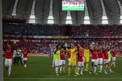 PORTO ALEGRE, RS, BRASIL, 09-09-2018 - Inter e Grêmio jogam o Gre-Nal 417 válido pelo campeonato brasileiro série A no Beira-Rio (JEFFERSON BOTEGA/AGÊNCIA RBS)Indexador: Jeff Botega