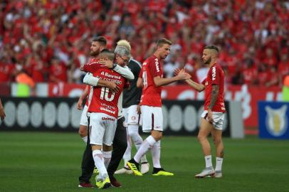 PORTO ALEGRE, RS, BRASIL, 09-09-2018 - Inter e Grêmio jogam o Gre-Nal 417 válido pelo campeonato brasileiro série A no Beira-Rio (JEFFERSON BOTEGA/AGÊNCIA RBS)Indexador: Jeff Botega