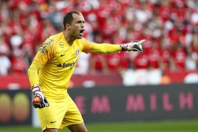 PORTO ALEGRE, RS, BRASIL, 09-09-2018 - GreNal de número 417 válido pelo campeonato brasileiro série A no Beira-Rio. Na foto: Marcelo Lomba (FÉLIX ZUCCO/AGÊNCIA RBS)