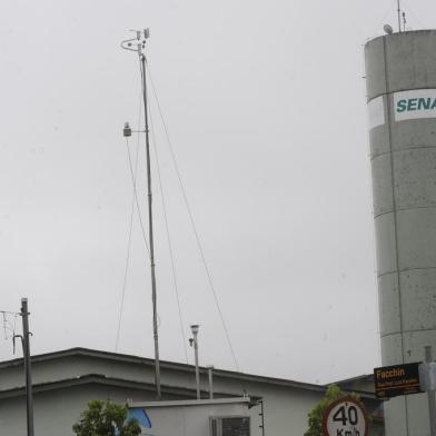  CAXIAS DO SUL, RS, BRASIL (30/06/2014) Estação de Monitoramento de Ar. Equipamento que verifica qualida de de ar, localizado no Senai José Gazola, bairro Sõa José. Fepam. (Roni Rigon/Pioneiro)