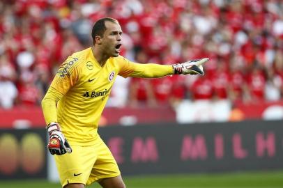 PORTO ALEGRE, RS, BRASIL, 09-09-2018 - GreNal de número 417 válido pelo campeonato brasileiro série A no Beira-Rio. Na foto: Marcelo Lomba (FÉLIX ZUCCO/AGÊNCIA RBS)