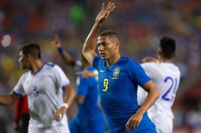 LANDOVER, EUA, 11-09-2018. Seleção Brasileira enfrenta El Salvador no estádio FedEx Field, na cidade norte-americana de Landover. (PEDRO MARTINS/MOWA PRESS)Indexador: Pedro Martins