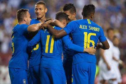 LANDOVER, EUA, 11-09-2018. Seleção Brasileira enfrenta El Salvador no estádio FedEx Field, na cidade norte-americana de Landover. (PEDRO MARTINS/MOWA PRESS)Indexador: Pedro Martins