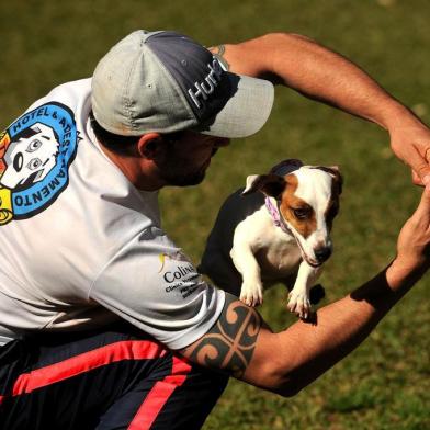  CAXIAS DO SUL, RS, BRASIL, 18/08/2017. Rodrigo Lunardi, proprietário do Hotel e adestramento para cachorros Dogville, fala do mercado pet em Caxias, em entrevista ao caderno Serra+. (Diogo Sallaberry/Agência RBS)