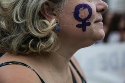  FLORIANÓPOLIS, SC, BRASIL - 08/03/2018Dia das mulheres 8M é celebrado com manifestação em Florianópolis