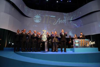  PORTO ALEGRE, RS, BRASIL, 14-09-2018. Jantar de aniversário de 115 anos do Grêmio na Casa NTX. (ISADORA NEUMANN/AGÊNCIA RBS)