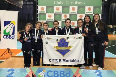  Cinco atletas da CFEB/Murialdo conquistaram medalhas na etapa do Brasileiro em Curitiba.