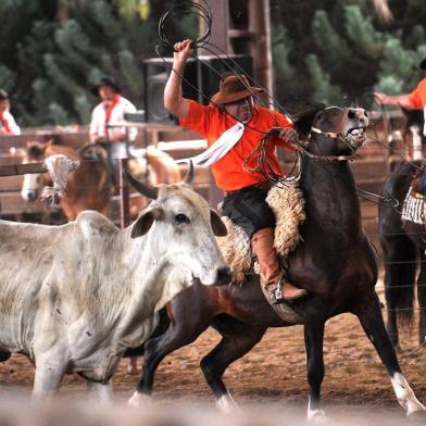  CAXIAS DO SUL, RS, BRASIL, 16/09/2018. Movimentação do acampamento farroupilha durante os festejos da Semana Farroupilha, no Parque de Eventos da Festa da Uva, em Caxias. (Diogo Sallaberry/Agência RBS)