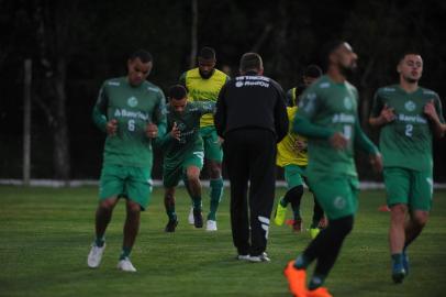  CAXIAS DO SUL, RS, BRASIL, 15/09/2018Treino do Juventude no CT. (Lucas Amorelli/Agência RBS)