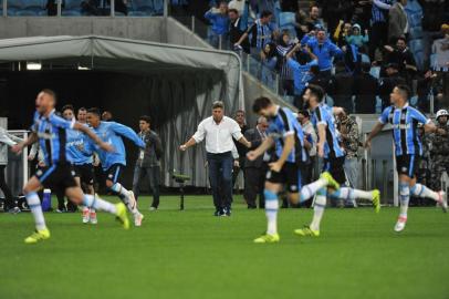  PORTO ALEGRE, RS, BRASIL 21/09/2016 - Grêmio recebe o Atlético-PR nesta quarta-feira, na Arena, em partida válida pelas oitavas de final da Copa do Brasil. (FOTO: CARLOS MACEDO/AGÊNCIA RBS).