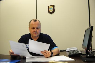  CAXIAS DO SUL, RS, BRASIL (04/12/2017). Ricardo Fabris de Abreu assume a sua função de vice-prefeiro de Caxias do Sul. (Roni Rigon/Pioneiro)