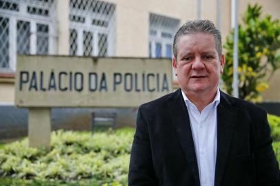  PORTO ALEGRE, RS, BRASIL, 24-08-2018: Delegado Ranolfo (PTB) tem, como pauta a segurança pública, e é candidato a vice-governador do estado (FOTO FÉLIX ZUCCO/AGÊNCIA RBS, Editoria de Notícias).