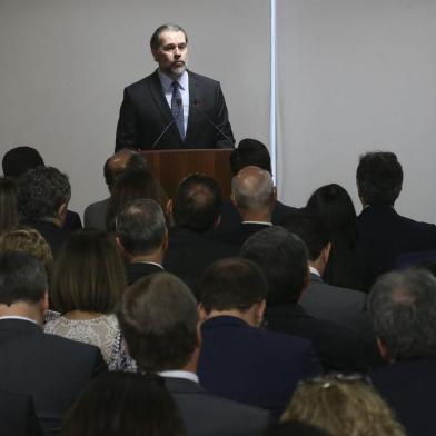 Dias Toffoli sanciona leis no Planalto. Foto: Antonio Cruz/Agência Brasil