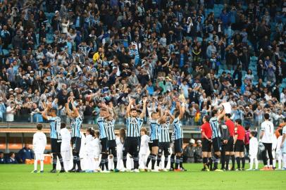  PORTO ALEGRE, RS, BRASIL, 02-10-2018. Grêmio e Atlético Tucumán se enfrentam nesta terça-feira (2), às 21h45min, em jogo válido pela partida de volta das quartas de final da Libertadores. (CARLOS MACEDO/AGÊNCIA RBS)