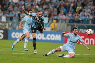  PORTO ALEGRE, RS, BRASIL, 02-10-2018. Grêmio e Atlético Tucumán se enfrentam nesta terça-feira (2), às 21h45min, em jogo válido pela partida de volta das quartas de final da Libertadores. (FERNANDO GOMES/AGÊNCIA RBS)