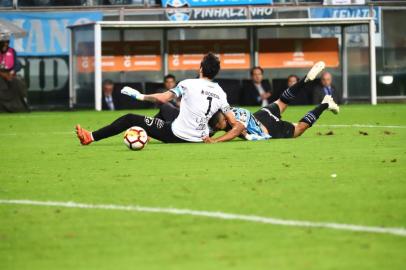  PORTO ALEGRE, RS, BRASIL, 02-10-2018. Grêmio e Atlético Tucumán se enfrentam nesta terça-feira (2), às 21h45min, em jogo válido pela partida de volta das quartas de final da Libertadores. (CARLOS MACEDO/AGÊNCIA RBS)