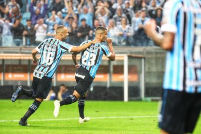  PORTO ALEGRE, RS, BRASIL, 02-10-2018. Grêmio e Atlético Tucumán se enfrentam nesta terça-feira (2), às 21h45min, em jogo válido pela partida de volta das quartas de final da Libertadores. (CARLOS MACEDO/AGÊNCIA RBS)Indexador: Carlos Macedo