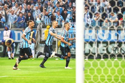  PORTO ALEGRE, RS, BRASIL, 02-10-2018. Grêmio e Atlético Tucumán se enfrentam nesta terça-feira (2), às 21h45min, em jogo válido pela partida de volta das quartas de final da Libertadores. (CARLOS MACEDO/AGÊNCIA RBS)Indexador: Carlos Macedo