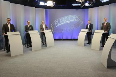  PORTO ALEGRE, RS, BRASIL, 03-10-2018. Debate da RBS TV com candidatos ao governo do RS.(ANDRÉ ÁVILA/AGÊNCIA RBS)