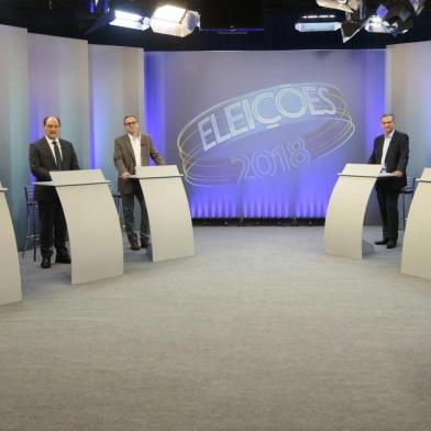  PORTO ALEGRE, RS, BRASIL, 03-10-2018. Debate da RBS TV com candidatos ao governo do RS.(ANDRÉ ÁVILA/AGÊNCIA RBS)