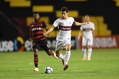 RECIFE, PE, BRASIL, 05-10-2018. Inter visita o Sport na Ilha do Retiro. Jogo é válido pela 28ª rodada do Campeonato Brasileiro (RICARDO DUARTE/INTER)