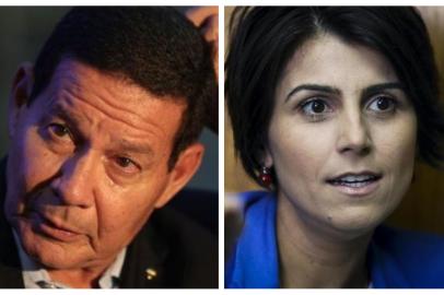 Hamilton Mourão e Manuela D'¿?vila