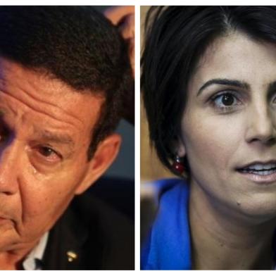 Hamilton Mourão e Manuela D'¿?vila