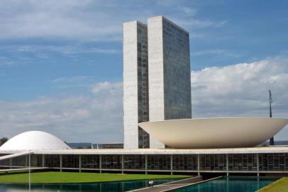 Fachada do prédio do Congresso Nacional, que reúne o Senado e Câmara dos Deputados em Brasília.