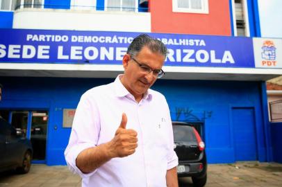  PORTO ALEGRE, RS, BRASIL, 09-10-2018. Ex-candidato a governardor, Jairo Jorge (PDT), na sede do partido. (MATEUS BRUXEL/AGÊNCIA RBS)