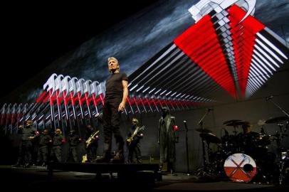 Roger Waters durante show da turnê The Wall Live