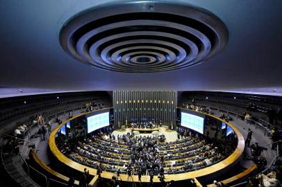 Plenário da Câmara dos Deputados em Brasília.